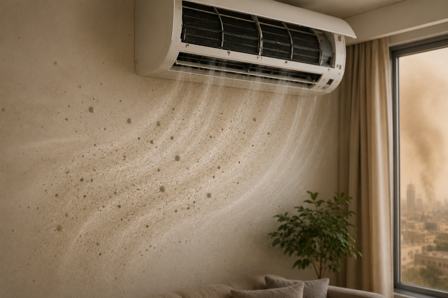 Shamal alert: Your AC is lying to you. تنبيه الشمال: مكيفك يكذب عليك.