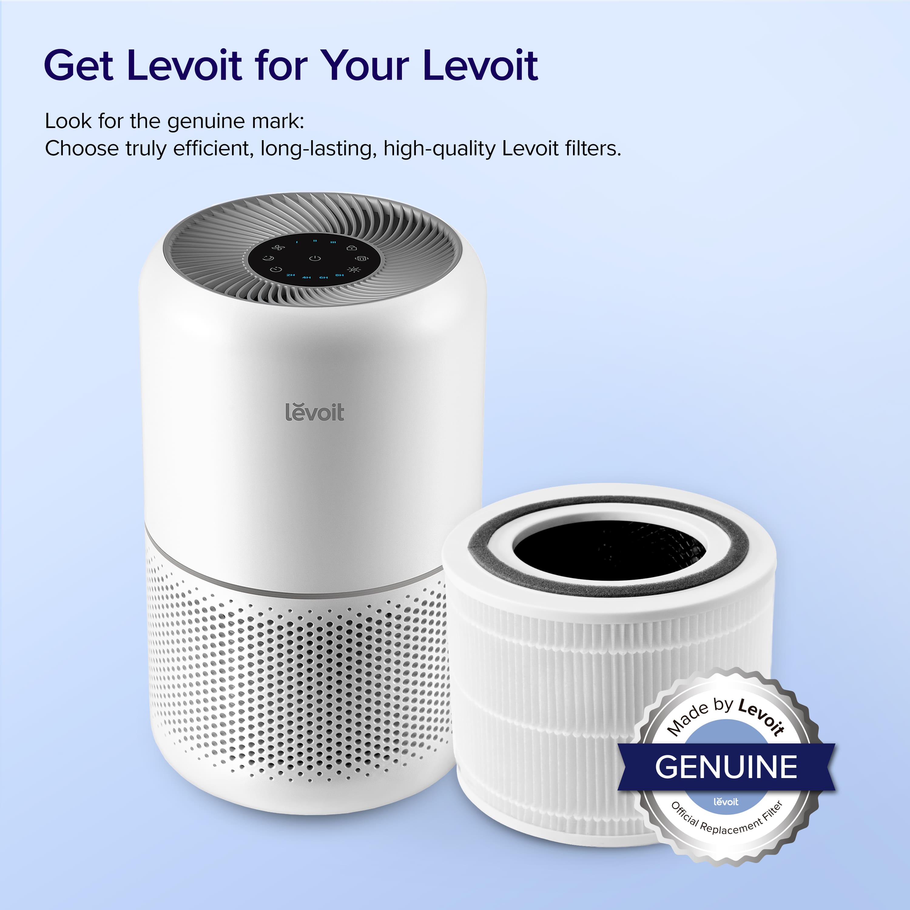 Levoit Core 300/300S HEPA 3-Stage Original Replacement Filter