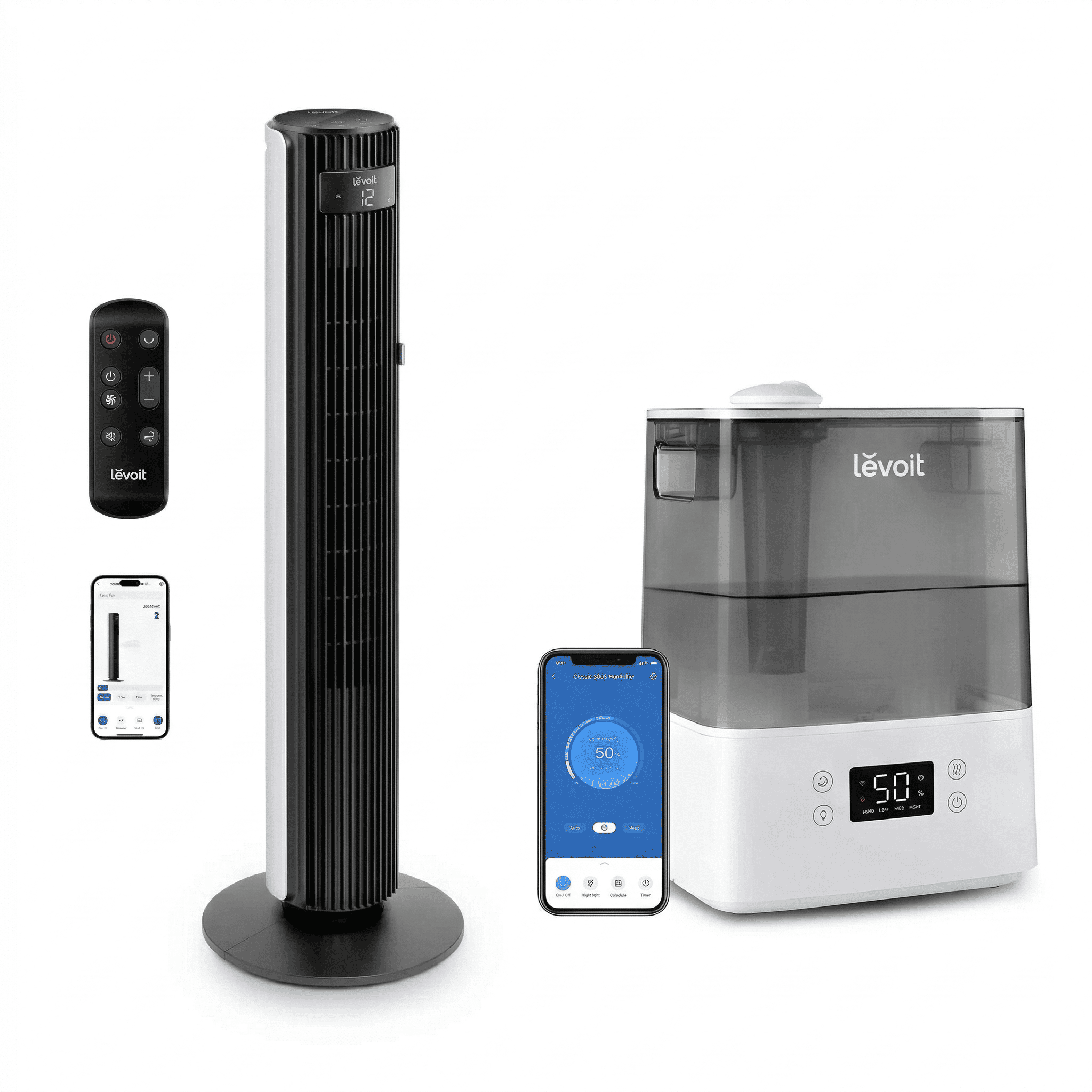 Ultimate AC Companion Bundle (42″ Tower Fan + Classic 300S)