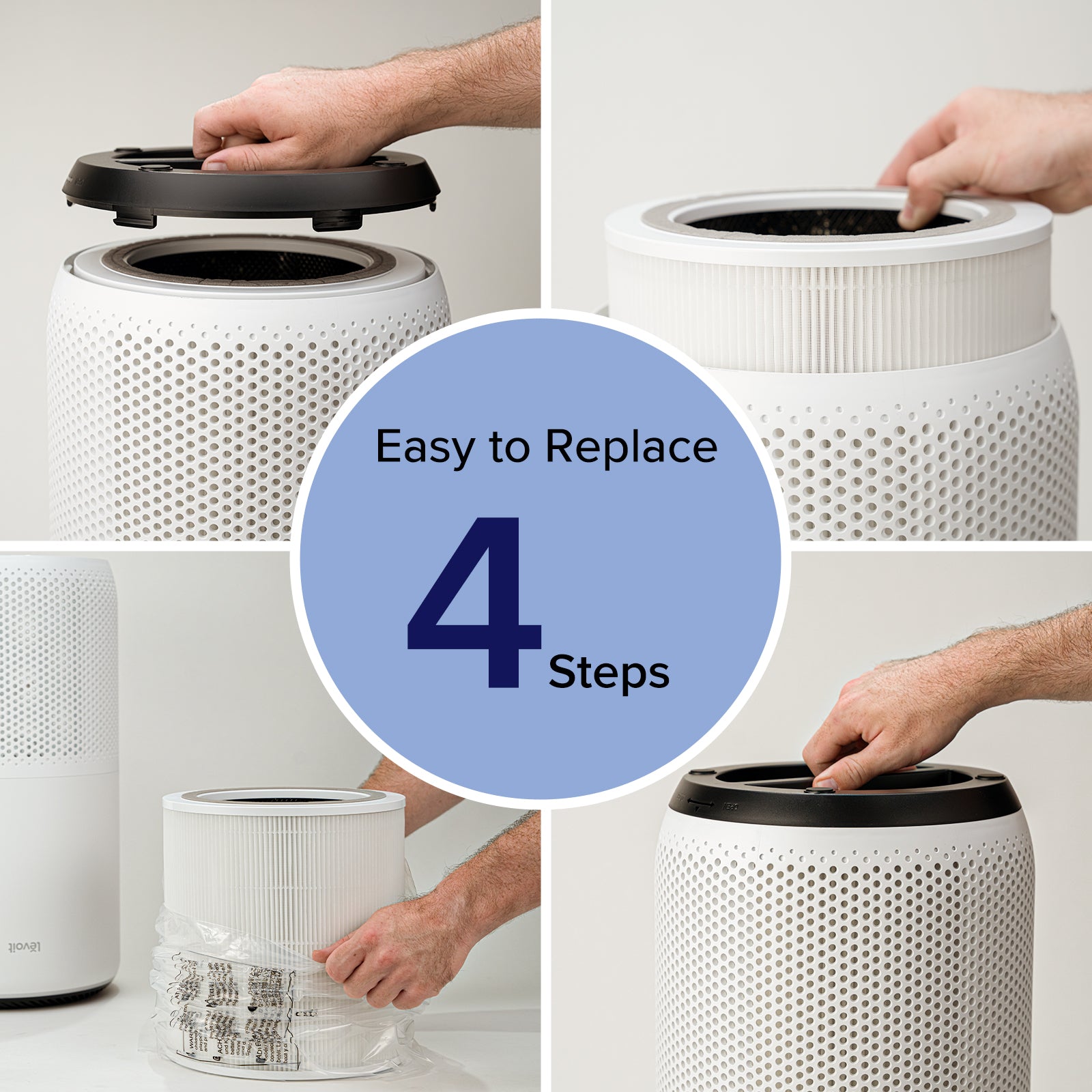 Levoit Core 400S HEPA 3-Stage Original Replacement Filter