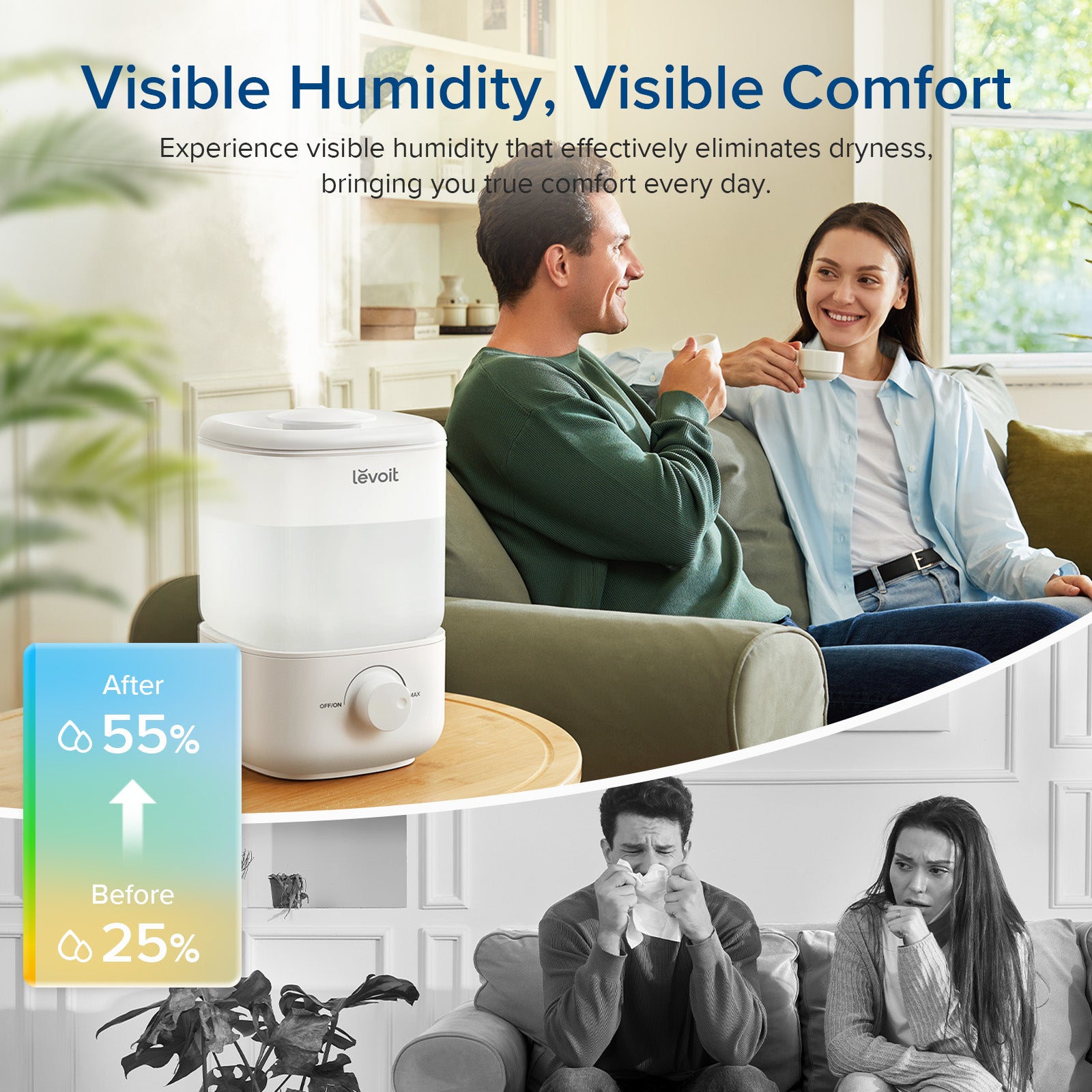 Levoit Classic 160 Ultrasonic Cool Mist Humidifier