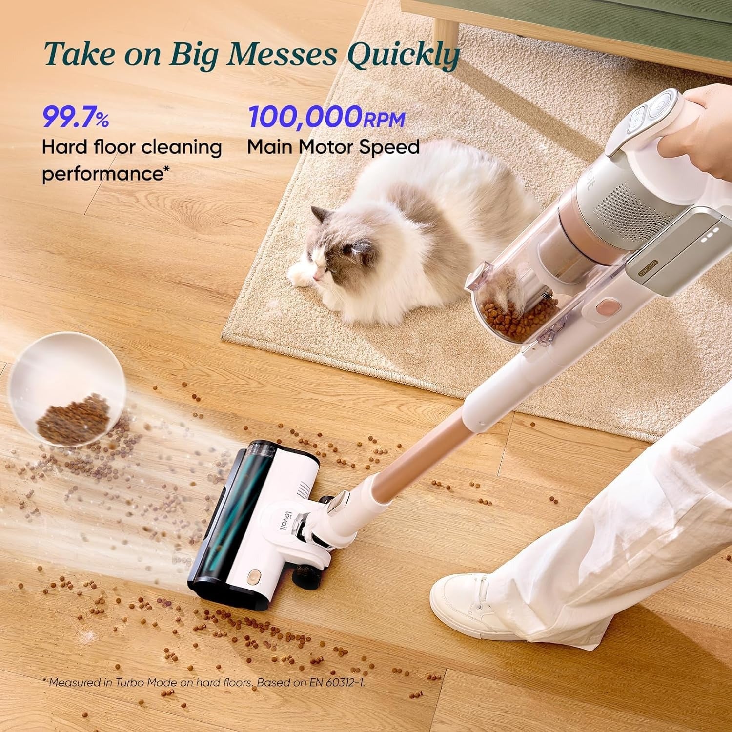 Levoit LVAC-200 Cordless Vacuum Cleaner - Rose Gold