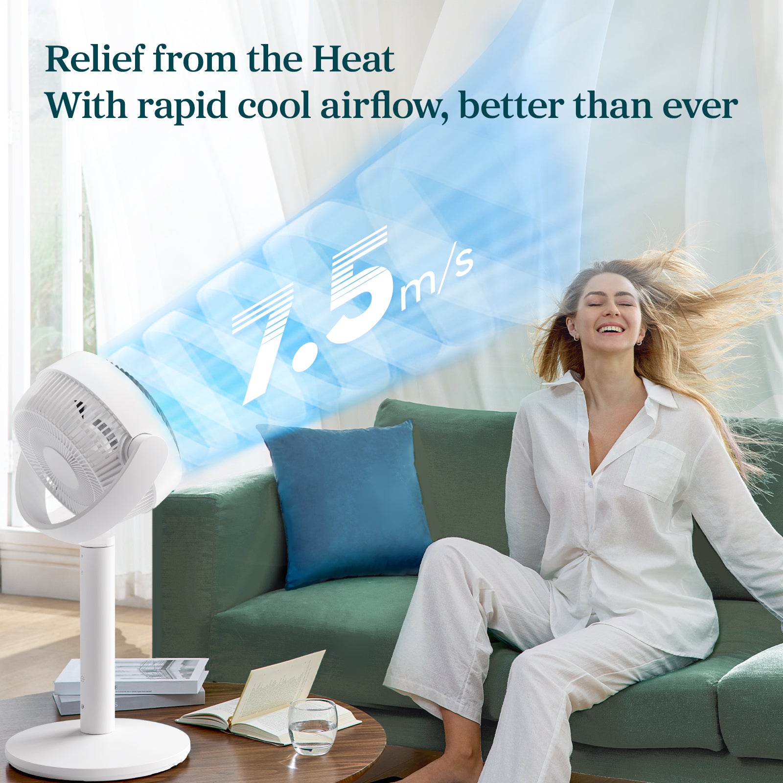 Levoit Smart Pedestal Air Circulator Fan