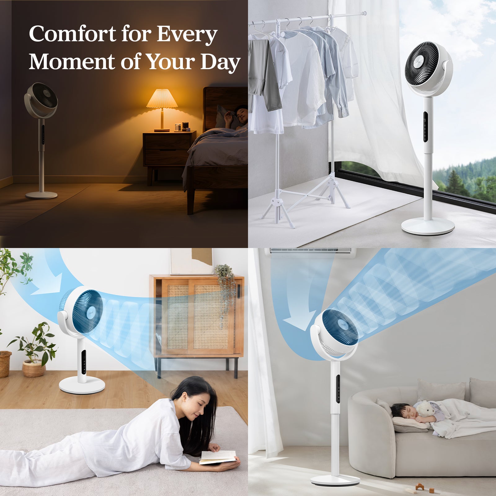 Levoit Smart Pedestal Air Circulator Fan