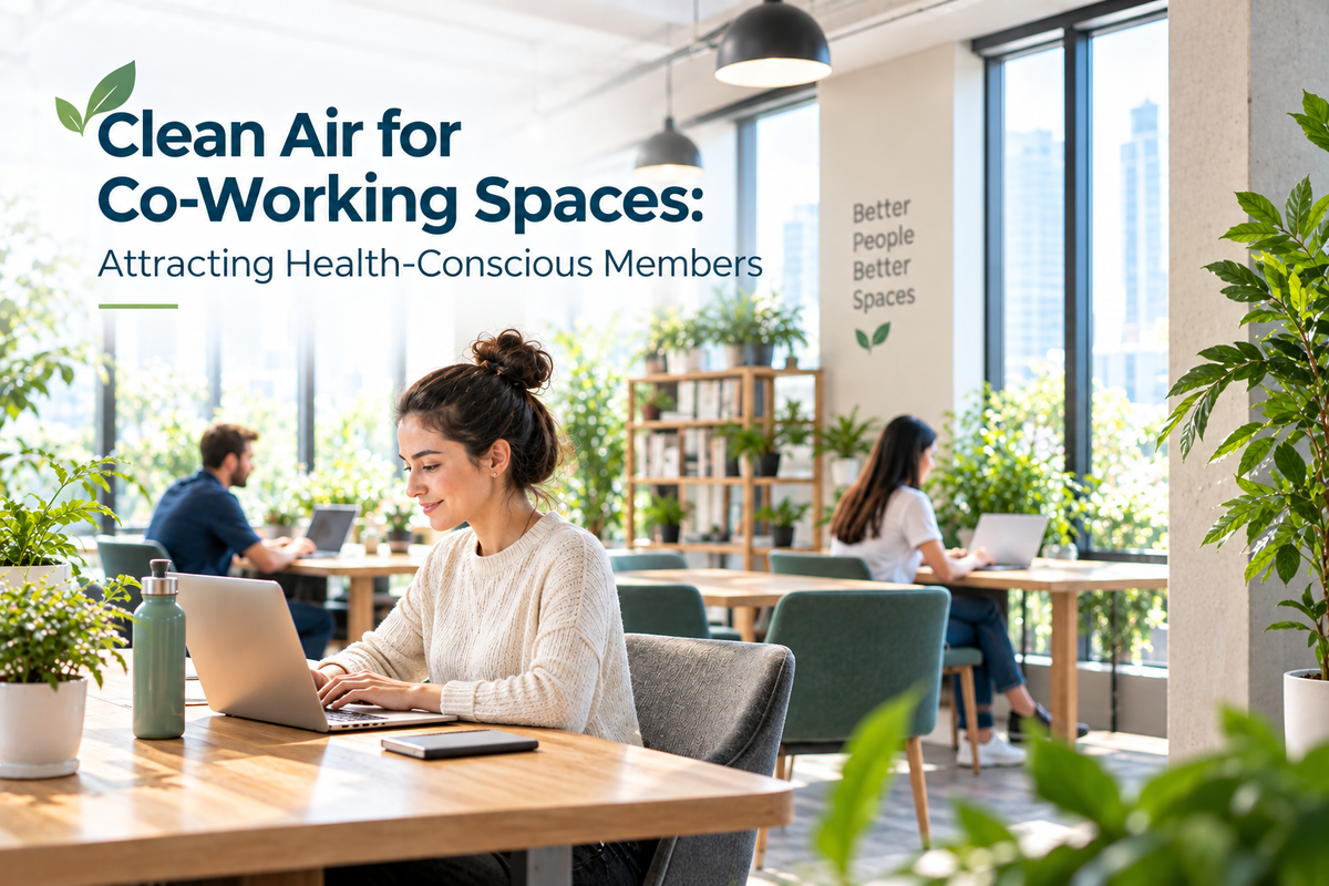 Clean Air for Co‑Working Spaces: Attracting Health‑Conscious Members