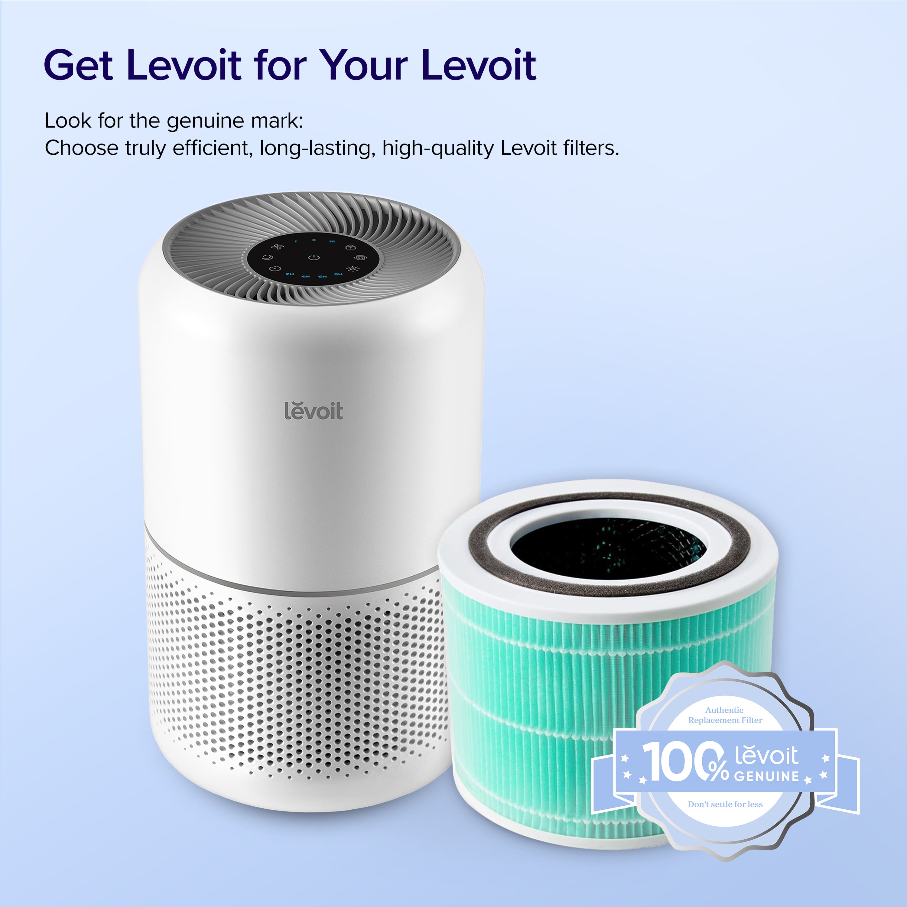 Levoit Core 300/300S HEPA 3-Stage Toxin Absorber Replacement Filter
