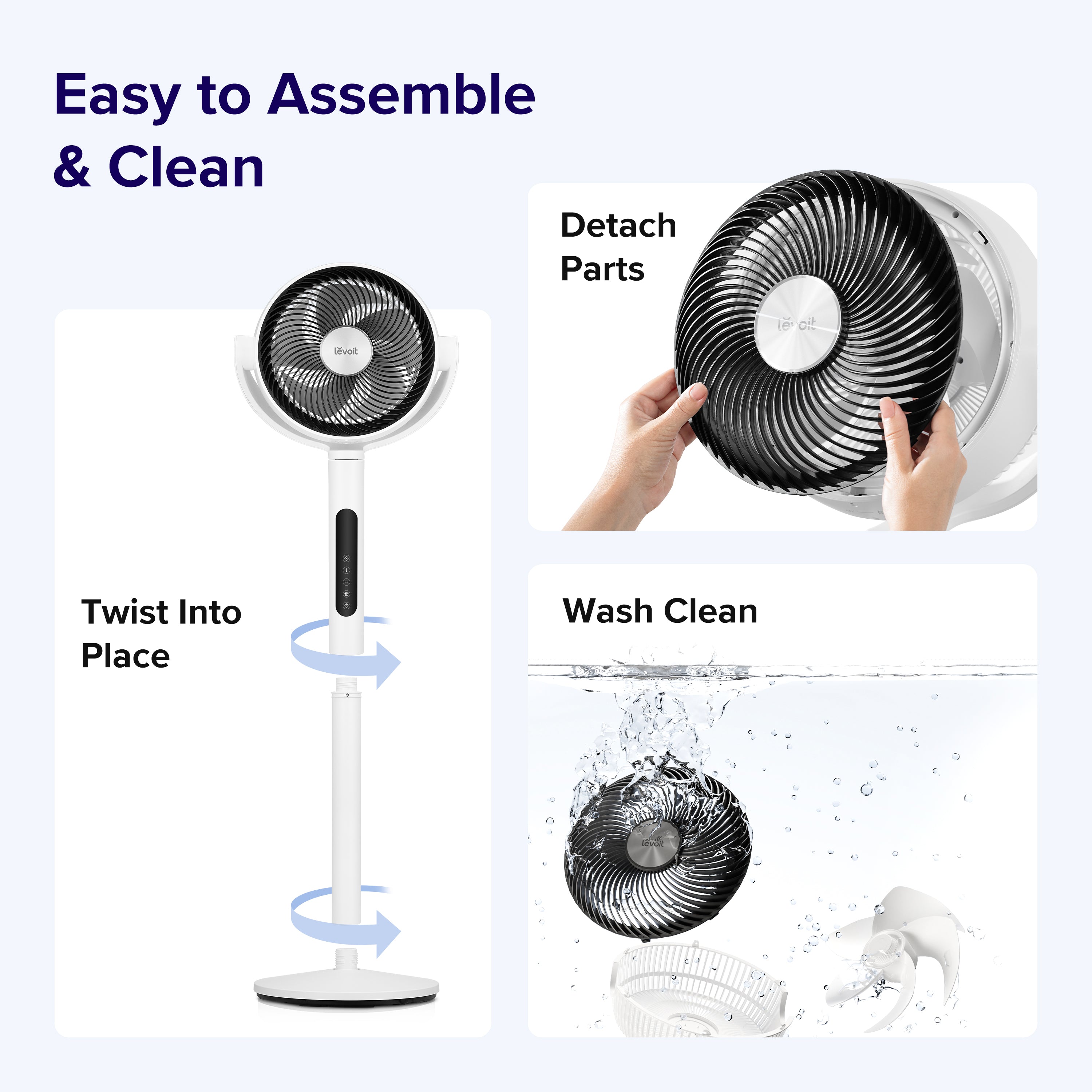 Levoit Pedestal Air Circulator Fan