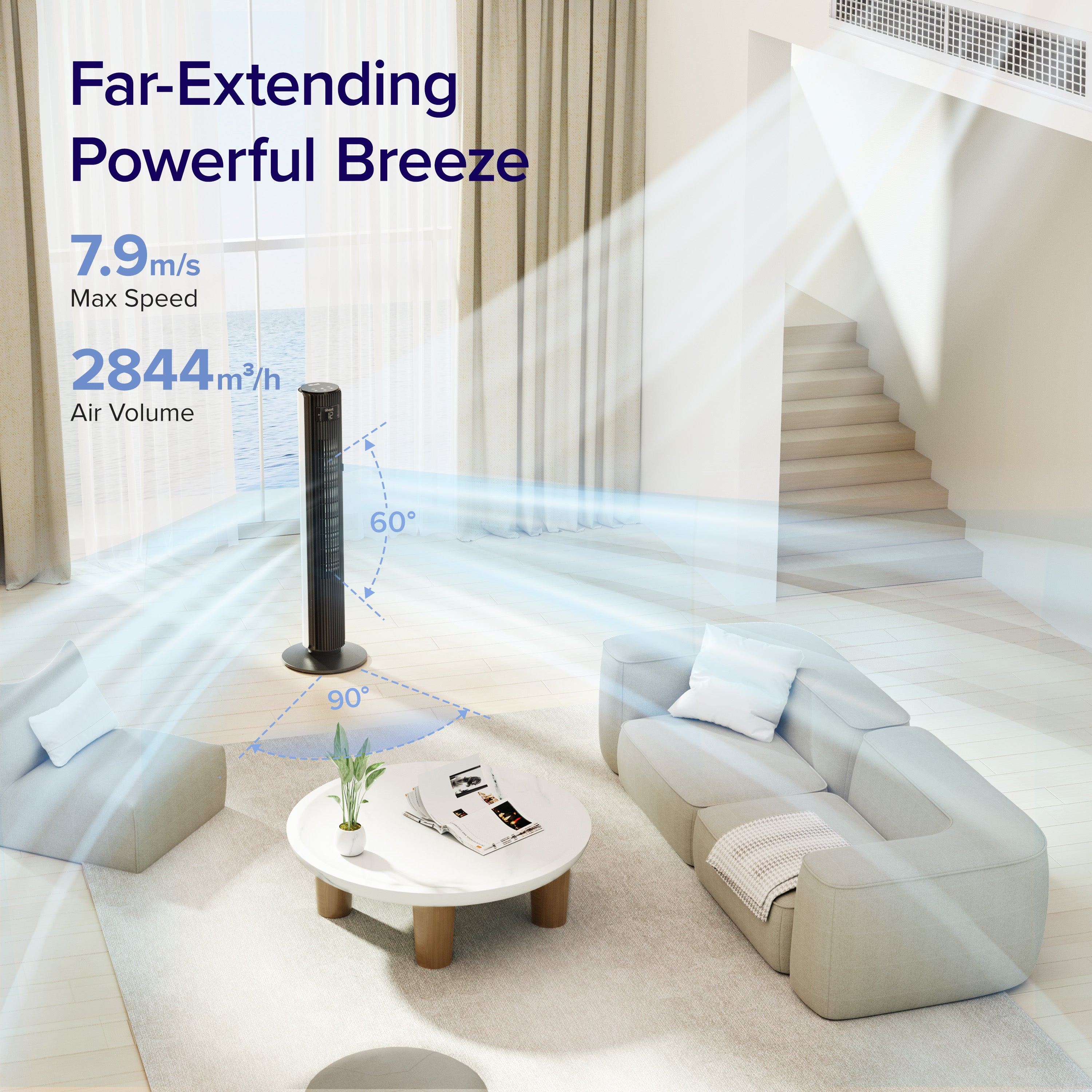 Levoit Classic Pro Smart 42-inch Tower Fan