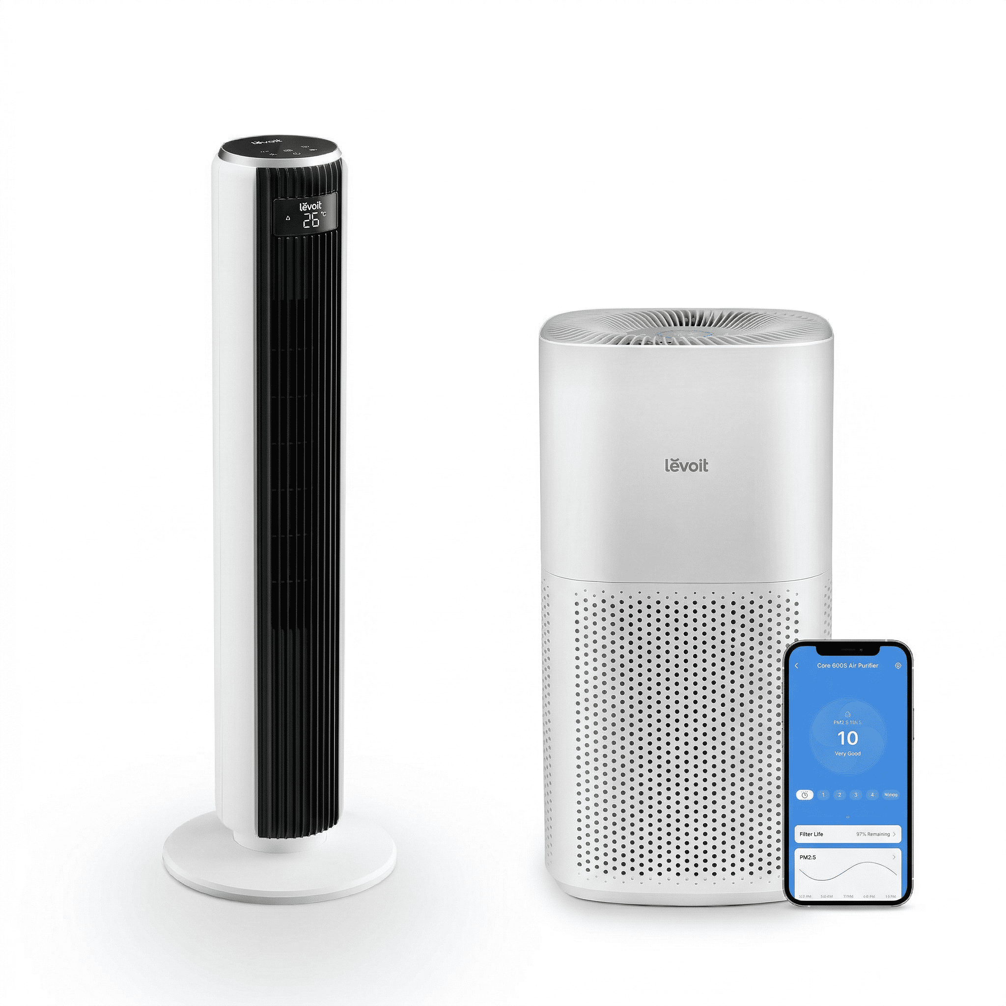 Luxury Home Oasis Bundle (36″ Tower Fan + Core 600S)
