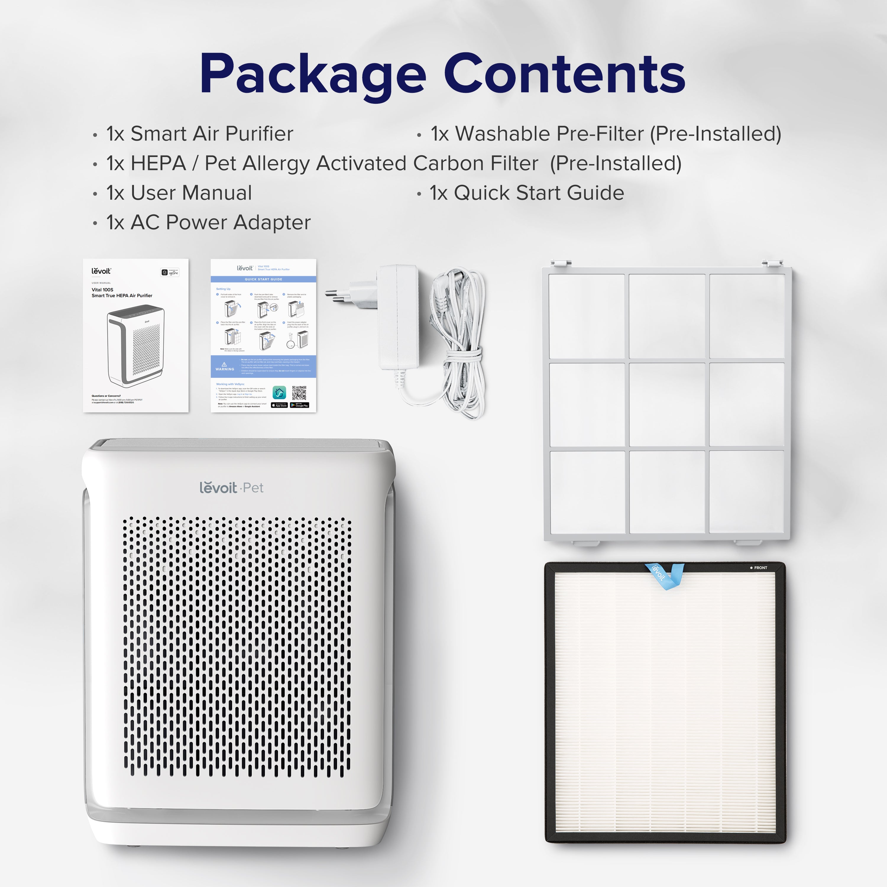 Levoit Vital 100S Pet Care Smart Air Purifier