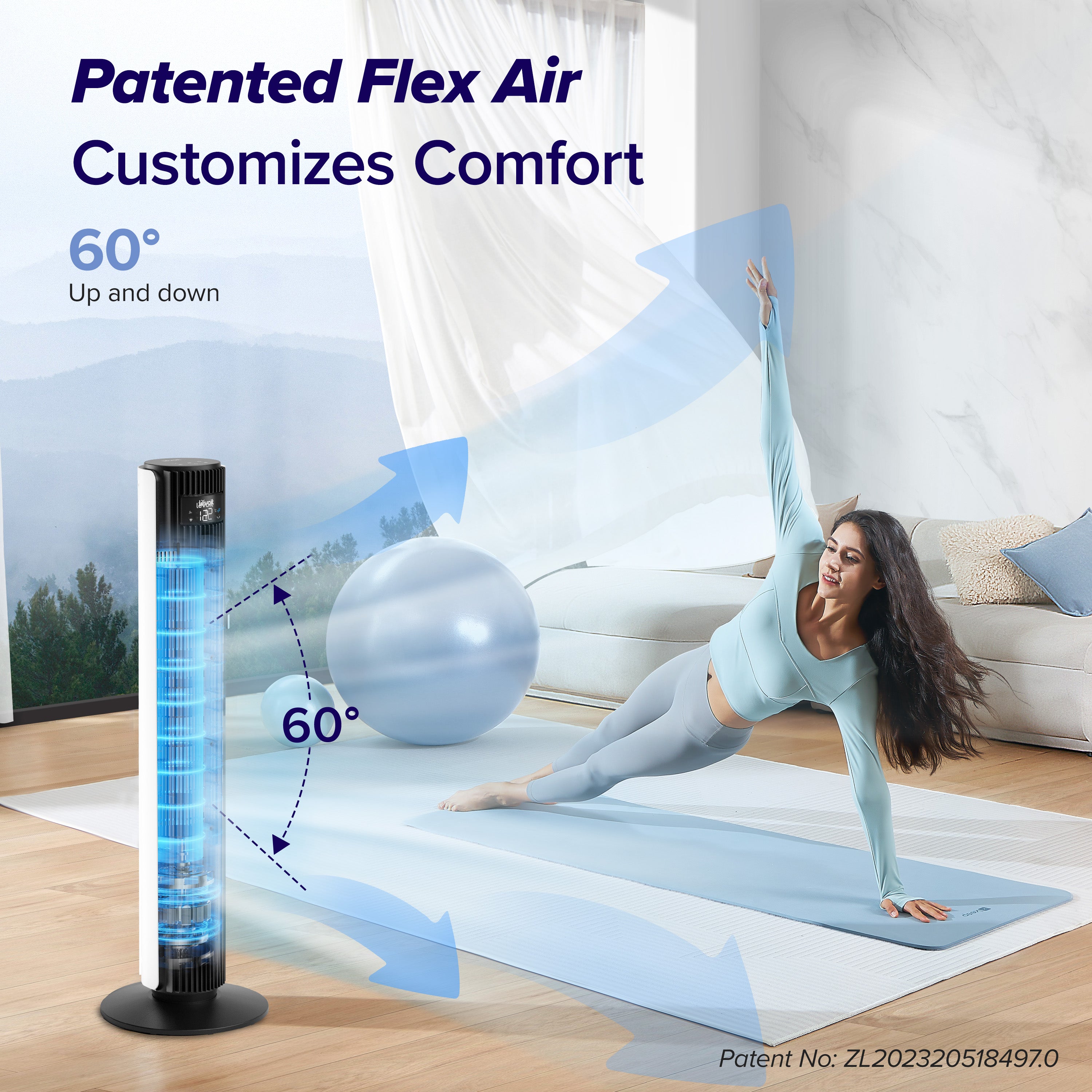 Elite Home Oasis Bundle (42″ Tower Fan + Core 600S)