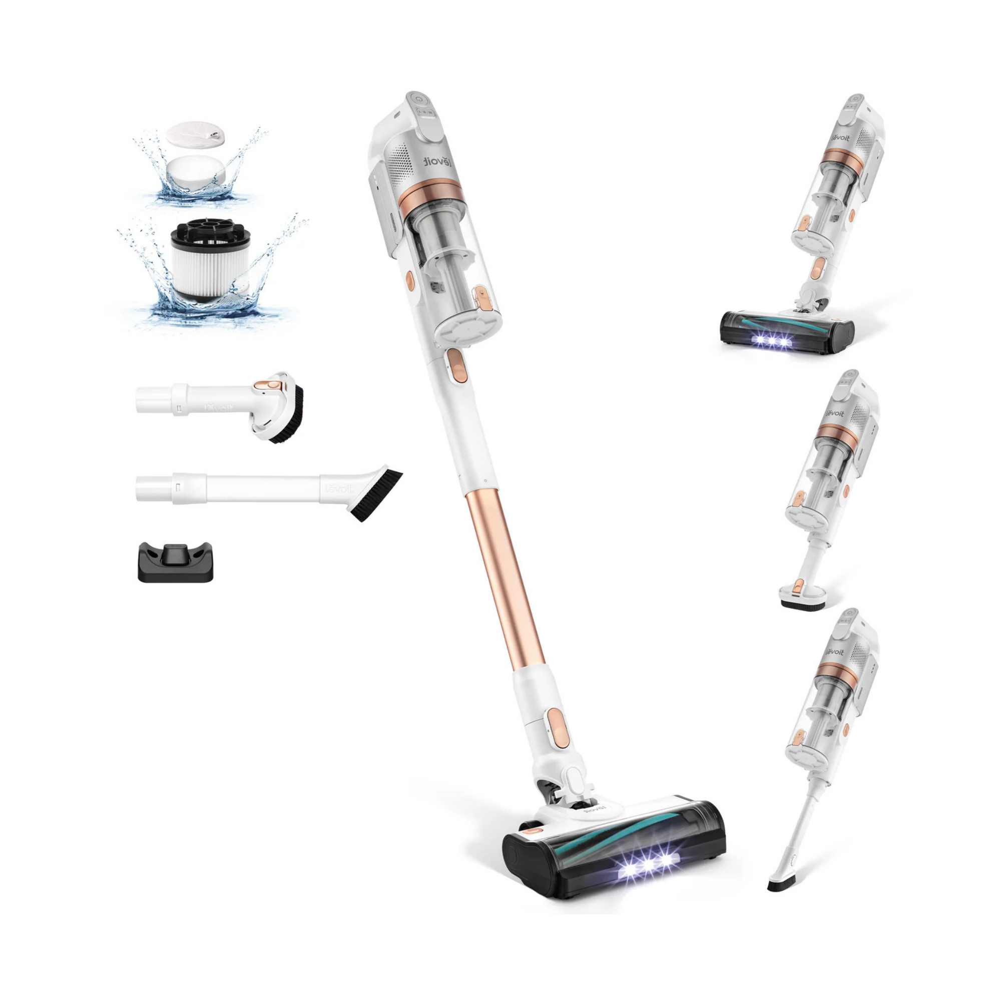 Levoit LVAC-200 Cordless Vacuum Cleaner - Rose Gold
