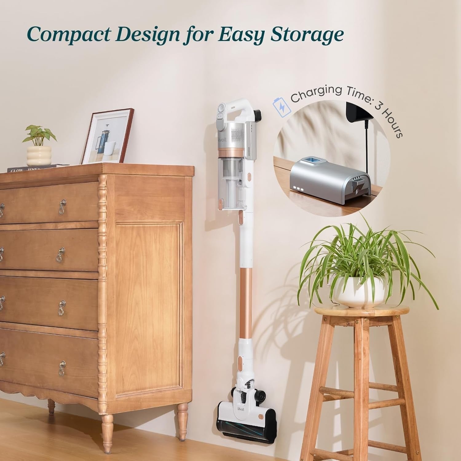 Levoit LVAC-200 Cordless Vacuum Cleaner - Rose Gold