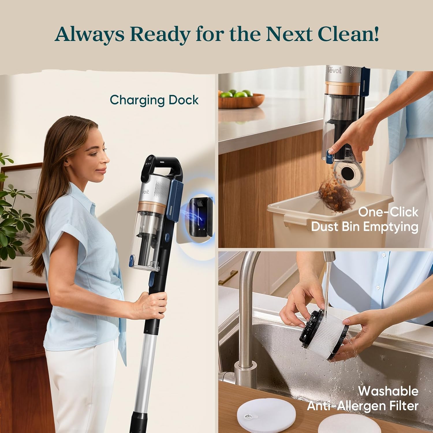 Levoit LVAC-300 Cordless Vacuum Cleaner