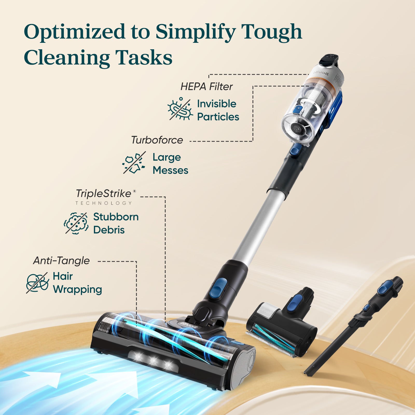 Levoit LVAC-300 Cordless Vacuum Cleaner