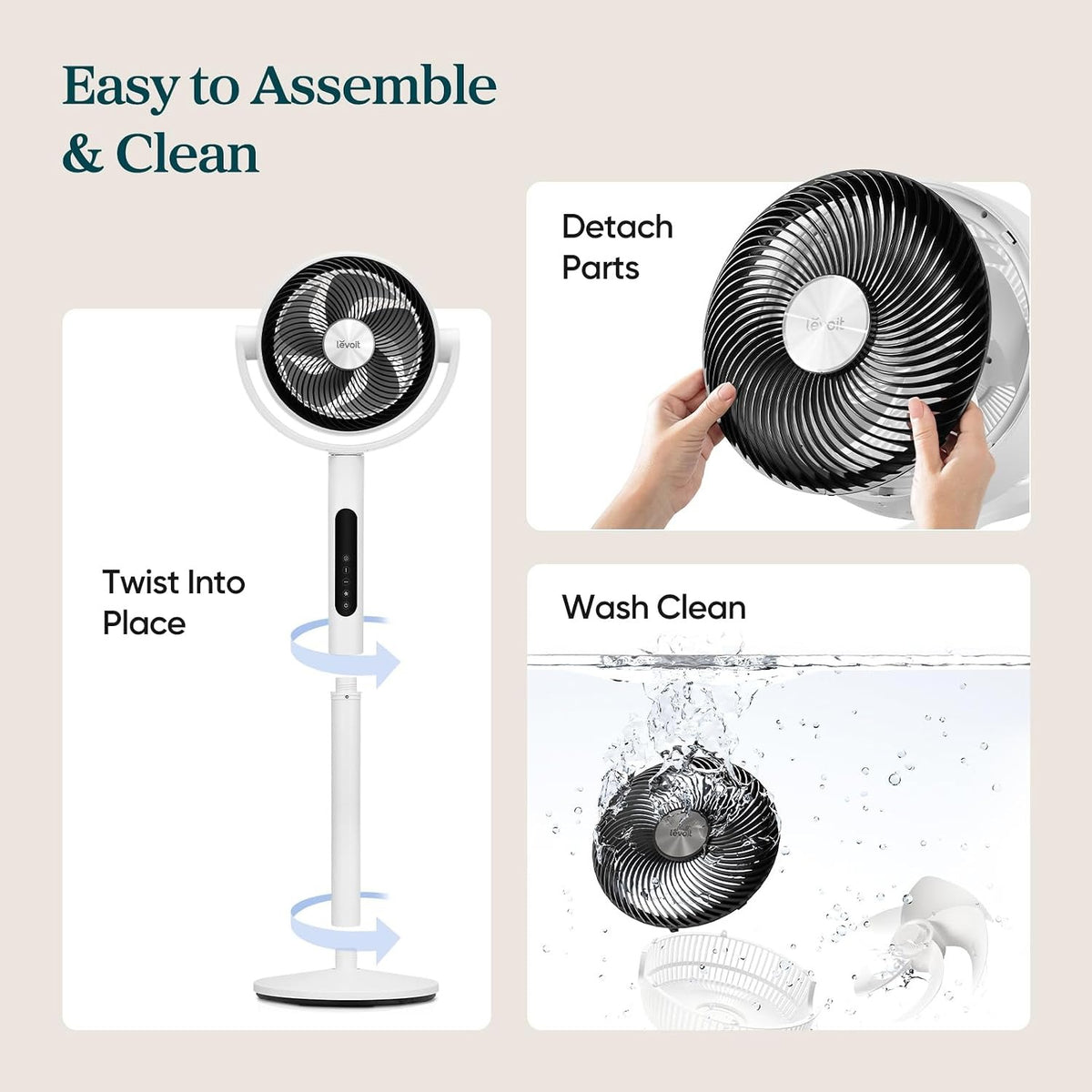 Levoit Pedestal Air Circulator Fan